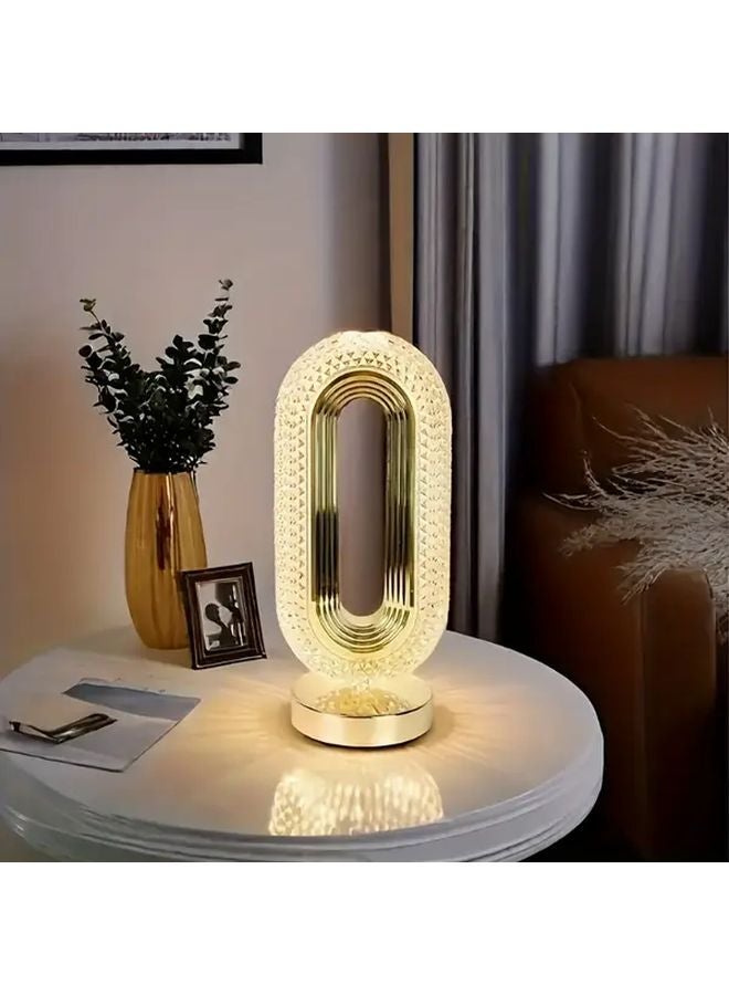 مصباح مكتب LED قابل لإعادة الشحن عبر USB مع تعتيم تدريجي وتصميم عصري بسيط - Image 4